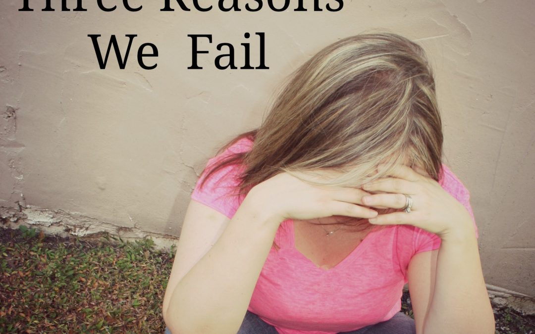 Three Reasons We Fail